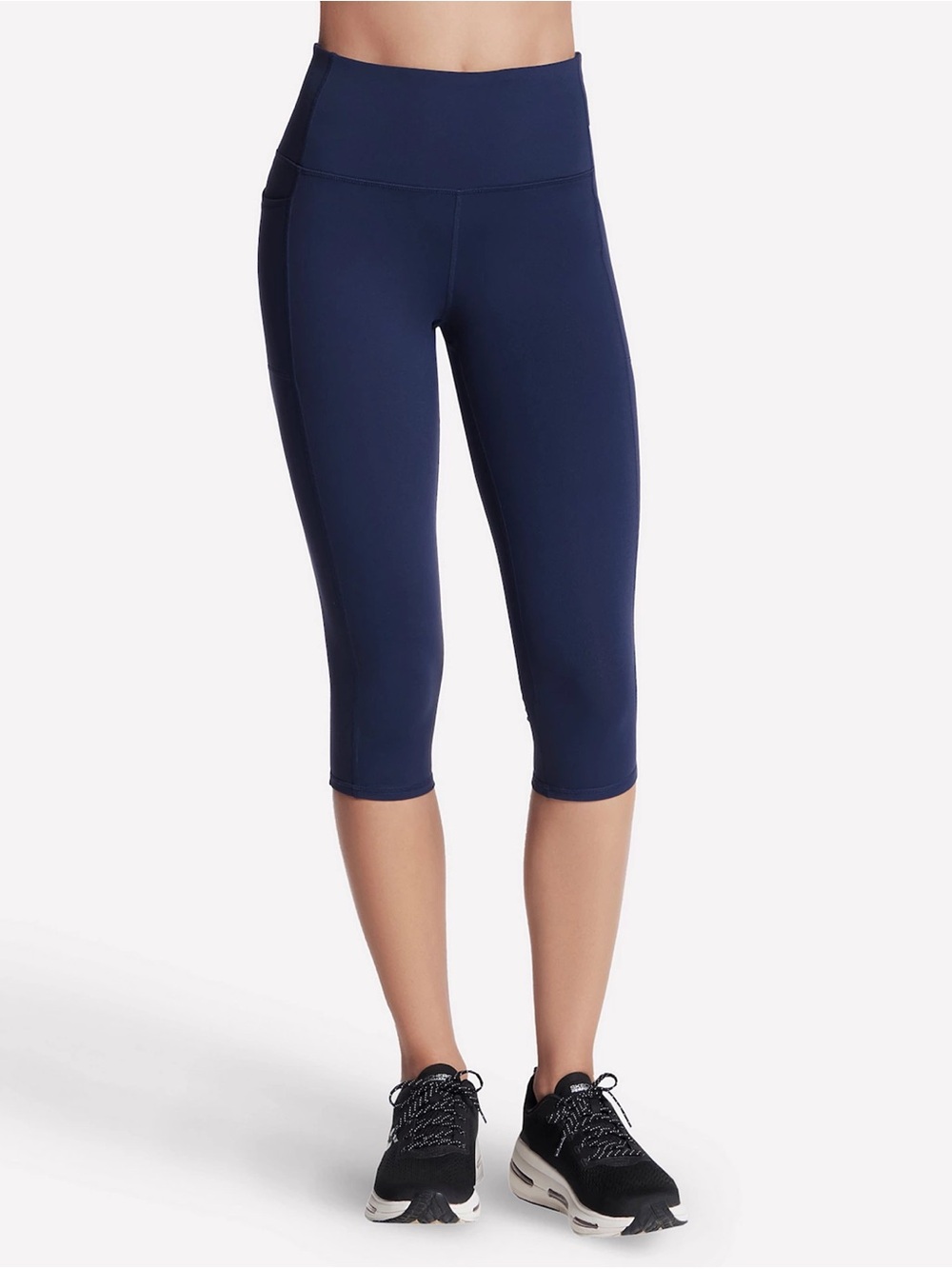 NWT Skechers Navy High-Rise Capri Performance Leggings